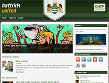 Tablet Screenshot of hattrickunited.org